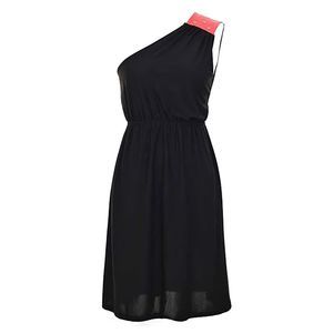 One Shoulder Studded Empire Waist Dress